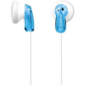 Auriculares Boton Cable SONY Clear Sound color Azul MDRE9LP