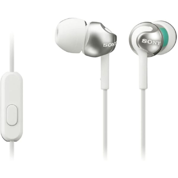 Auriculares IN-EAR Cable SONY MDREX110AP con Micro color Blanco