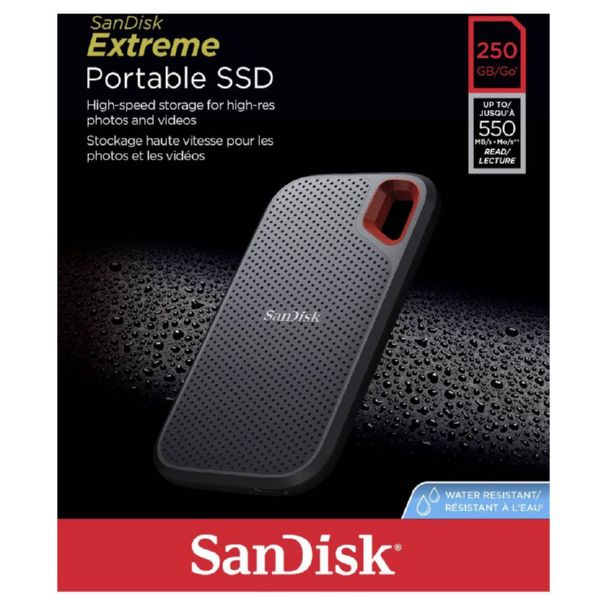 DISCO EXTERNO 250GB SSD USB SANDISK EXTREME PORTABLE