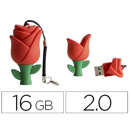 Pendrive USB Rosa 16GB