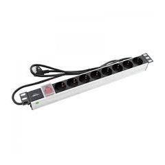 REGLETA 8 ENDOLLS PER RACK 19