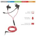 Auriculares IN-EAR Cable TRUST COBRA Dual Mic color Negro