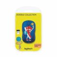 Raton Inalambrico Logitech M238 Doodle Collection Azul 15 stickers