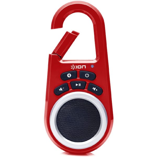 Altavoz Bluetooth iON Clipster Clip Rojo