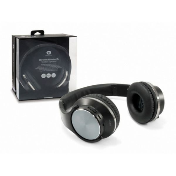 Cascos Bluetooth Conceptronic Eligio Speaker Mode microSD FM bat. 6h color Negro