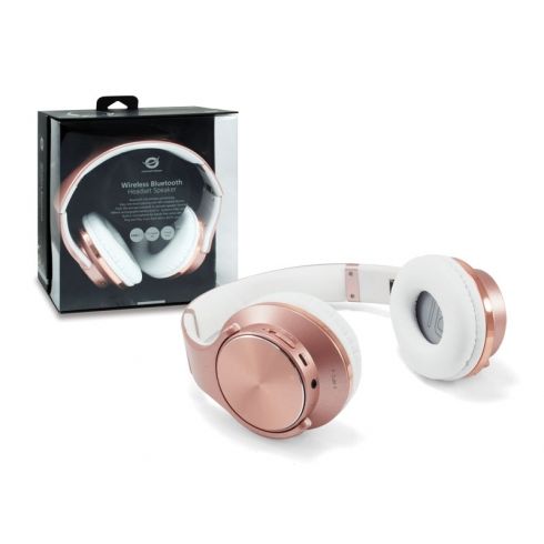 Cascos Bluetooth Conceptronic Eligio Speaker Mode microSD FM bat. 6h color Rosa