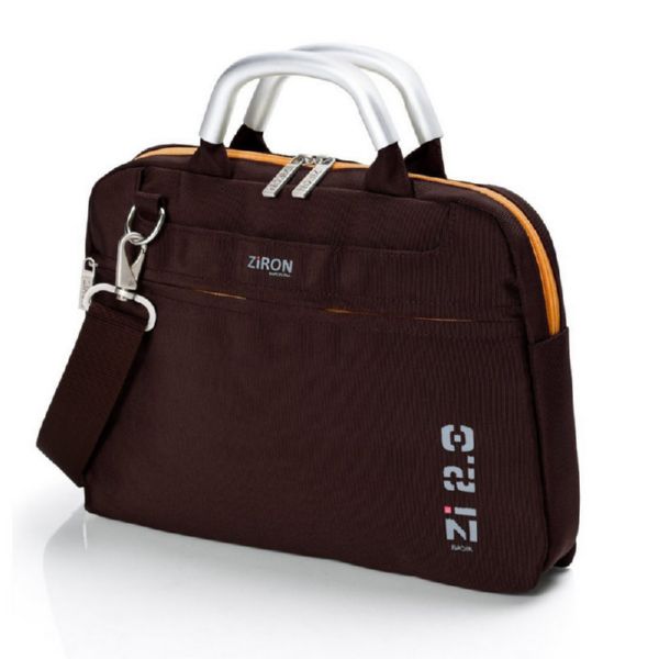 Maletin Portatil ZiRON Basik 10 a 12,5" Marr&oacute;n