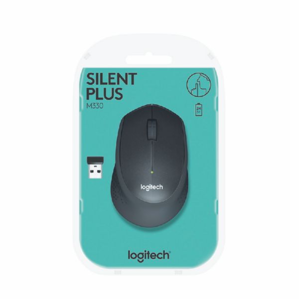 Raton Inalambrico Logitech M330 Silent Color Negro
