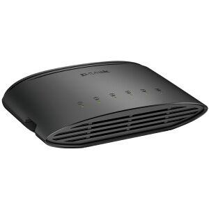 Switch D-LINK DGS-1005D 5 Puertos 10/100/1000Mbps Gigabit negro