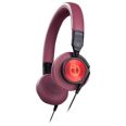 Cascos con Cable HIDITEC Aviator color Rojo con Micro