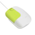 Raton Optico con cable SONY SMU-C3 Color Blanco-Verde